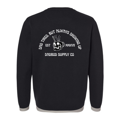 Dad Tired Crew Neck Sweatshirt