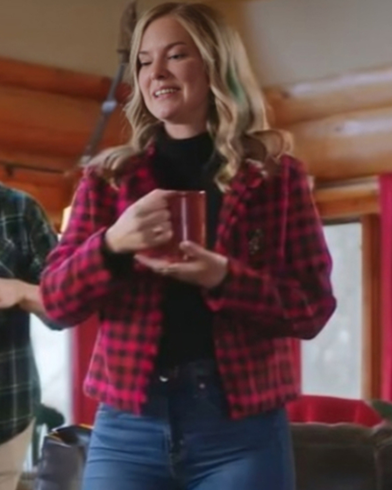 Unwrapping Christmas Olivia’s Reunion 2024 Cindy Busby Plaid Jacket