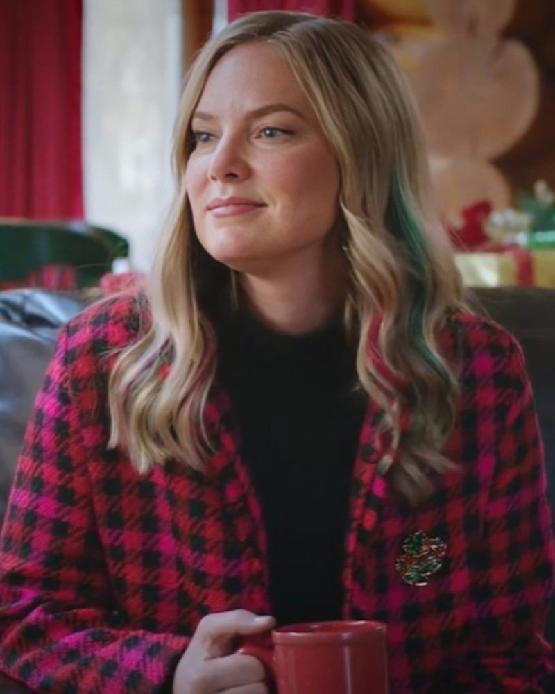 Unwrapping Christmas Olivia’s Reunion 2024 Cindy Busby Plaid Jacket