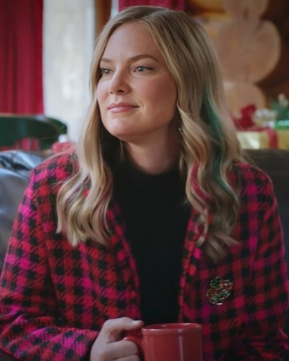 Unwrapping Christmas Olivia’s Reunion 2024 Cindy Busby Plaid Jacket