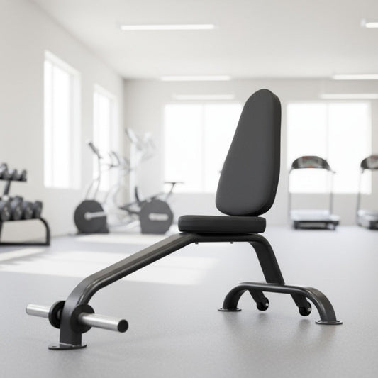 Utility Bench - Muscle D Fitness - Upright Seated Utility Bench with Foot Holds