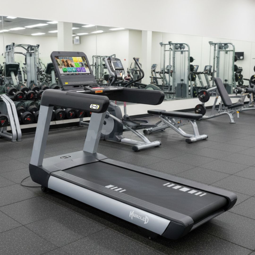 V2 Touch Screen Commercial Treadmill - Muscle D Fitness - Upgraded Touch Screen Commercial Treadmill