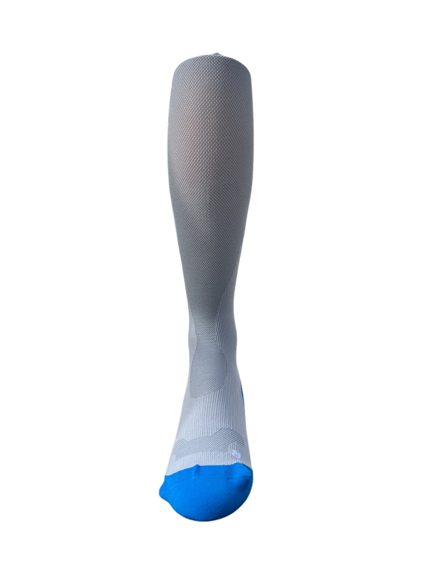 2XU Men's Compression Performance Run Sock - MA2442e (Grey/Blue) Medium