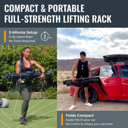 Verse® Agile Rack PRO — Folding and Portable