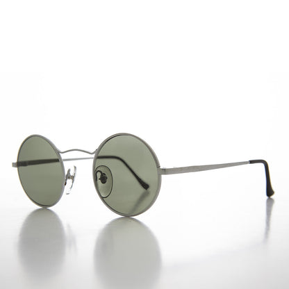 Round Wire Rim Teashade Vintage Sunglass - Vox 2