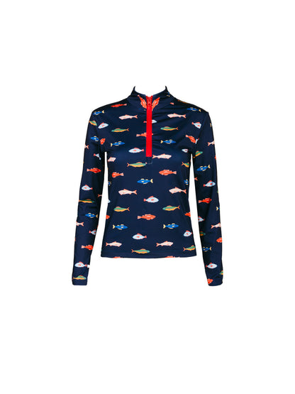 Long Sleeve Rashguard in Harbor