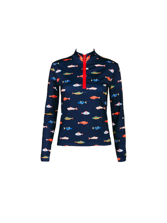 Long Sleeve Rashguard in Harbor