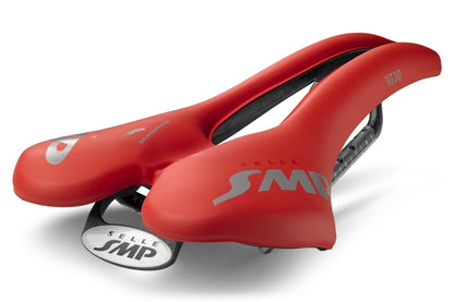 Selle SMP VT30 Saddle with Carbon Rails (Red)