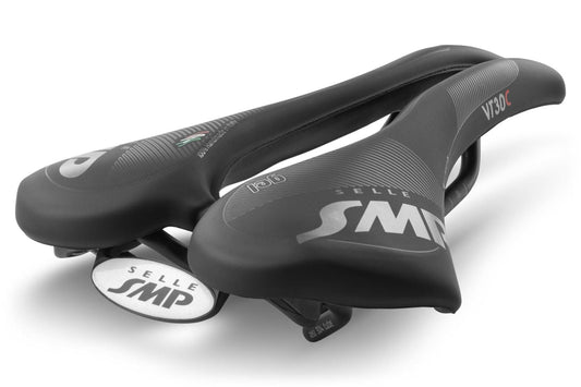 Selle SMP VT30C Gel Saddle with Carbon Rails (Black)