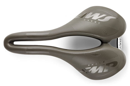 Selle SMP VT30C Gel Saddle with Carbon Rails (Grey-Brown) Gravel Edition