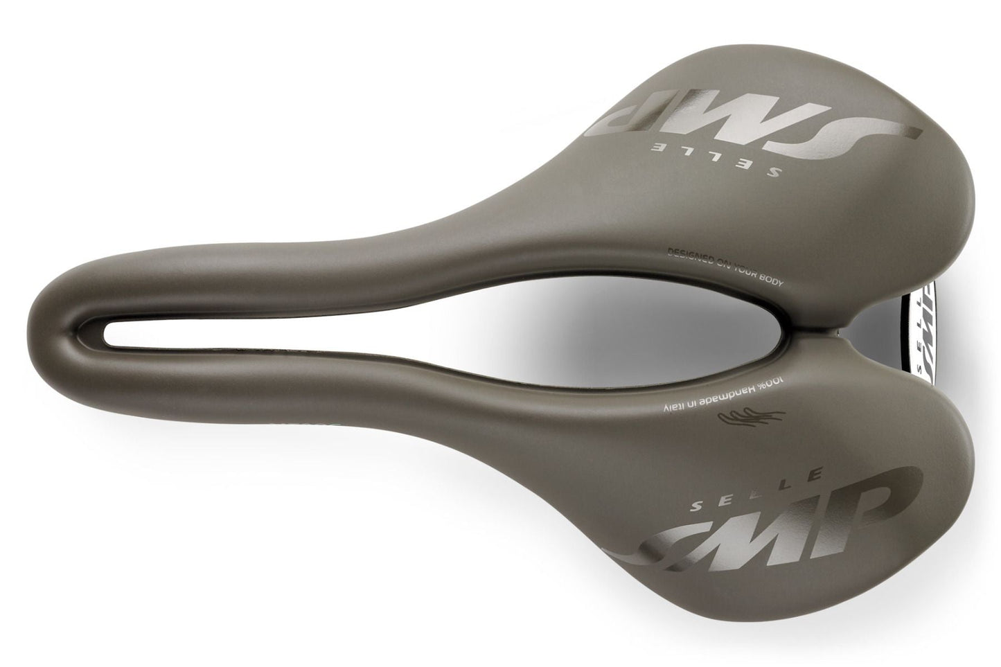 Selle SMP VT30C Saddle with Carbon Rails (Gravel Grey)