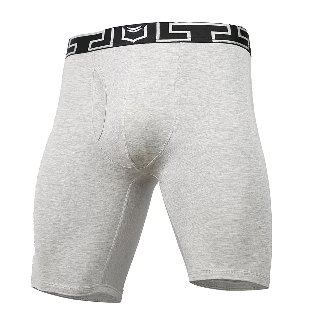 SHEATH V Bamboo Men's Pouch Boxer Brief 8" (3 Pack)