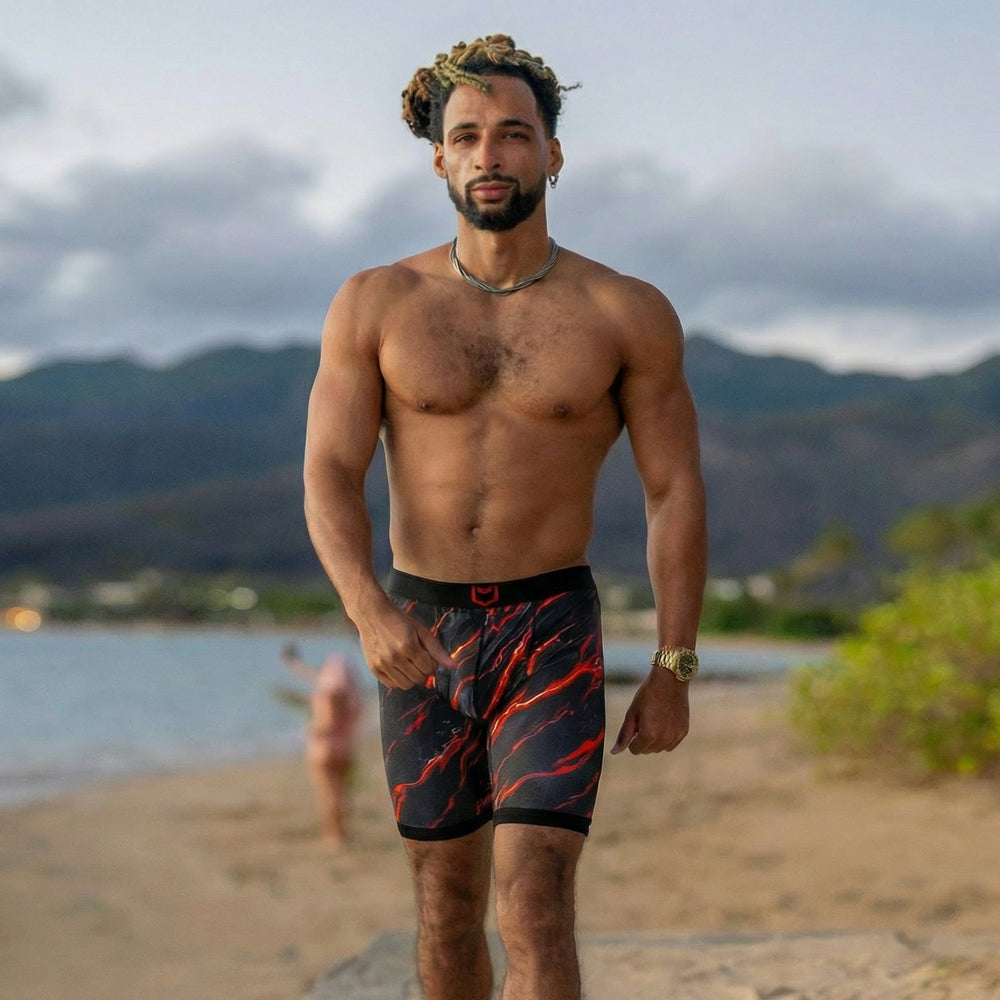 V Bamboo Elements 8" Boxer Brief - Zen Pouch™ Duo (5 Pack)