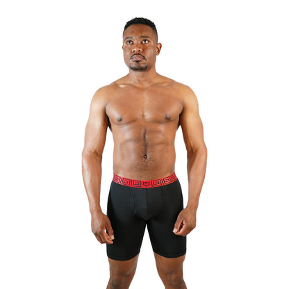 SHEATH V Men's 8" Sports Performance Boxer Brief