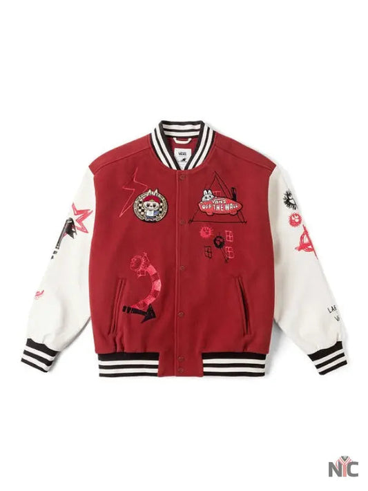 Vans The Monsters Labubu Varsity Jacket