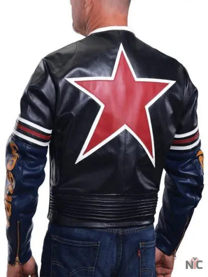 Vanson Star Leather Jacket