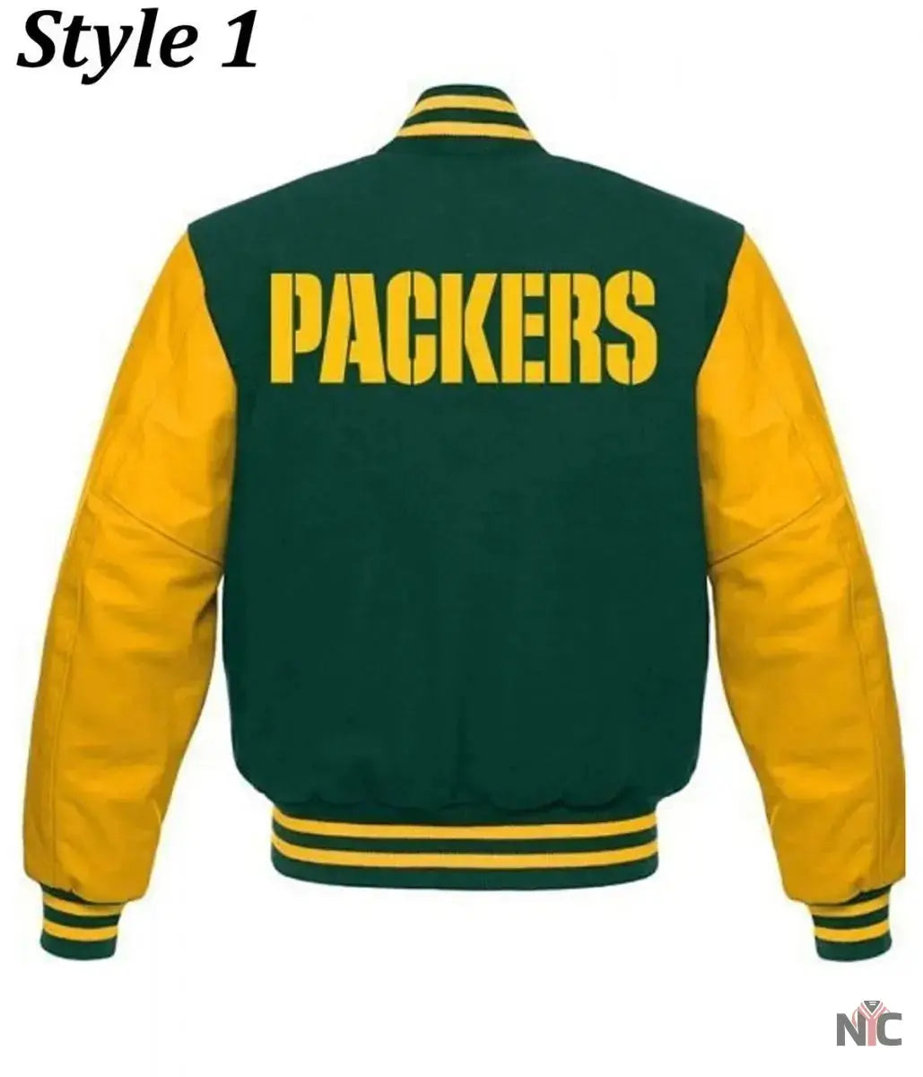 Varsity Green Bay Packers Letterman Jacket
