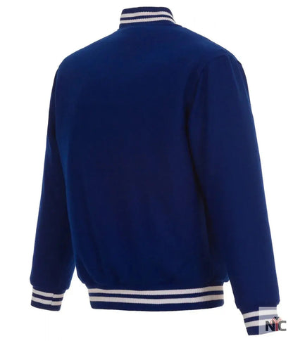 Varsity Philadelphia 76ers Royal Blue Wool Jacket