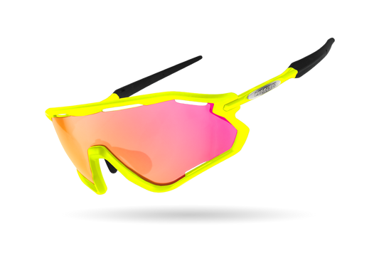 LIMAR VEGA POLYCARBONATE CYCLING SUNGLASSES | YELLOW FLUO