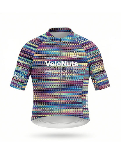 Men's Cycling Jersey-Neon Dotwave