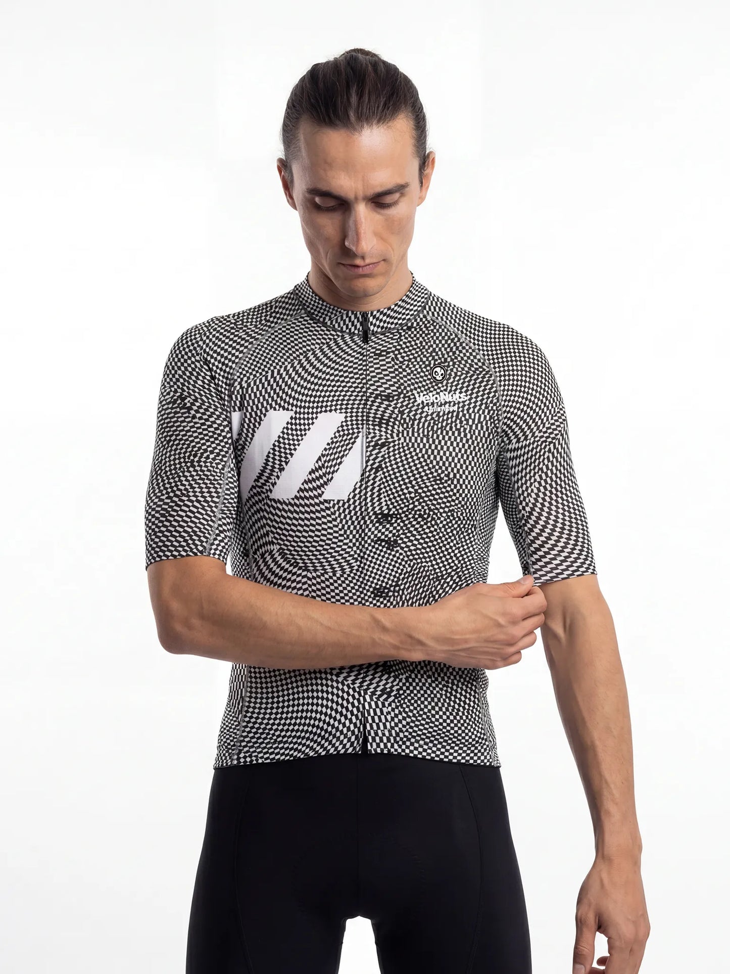 Men's Cycling Jersey-Optical Warp Check