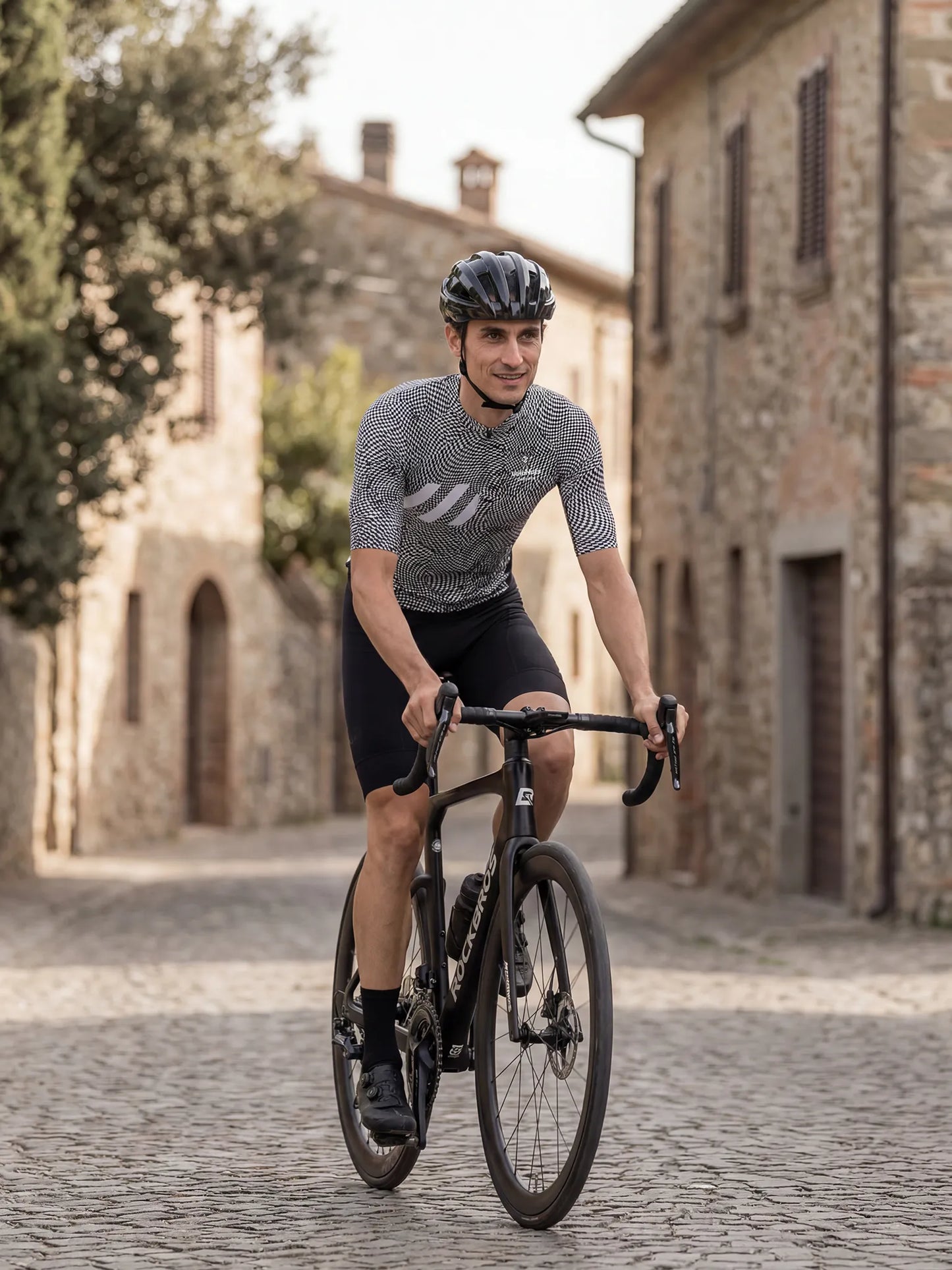 Men's Cycling Jersey-Optical Warp Check