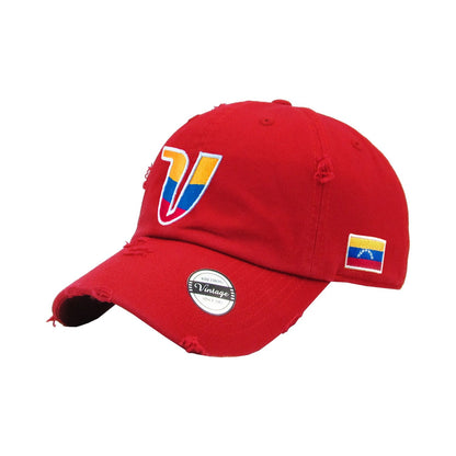 Venezuela Vintage Hats with V logo and flag