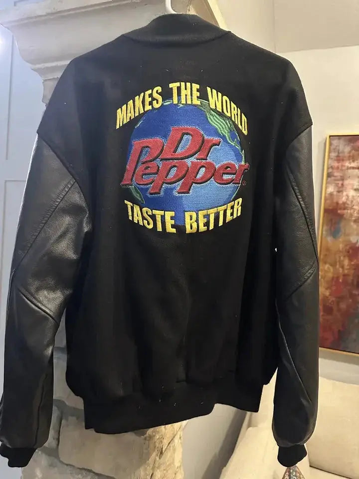 Vintage 90s Dr Pepper Makes The World Taste Better Jacket