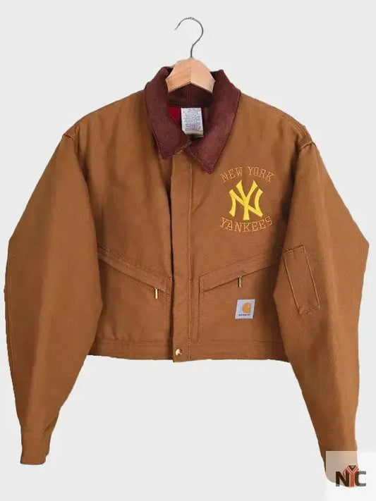 Vintage Carhartt X NY Yankees Crop Jacket