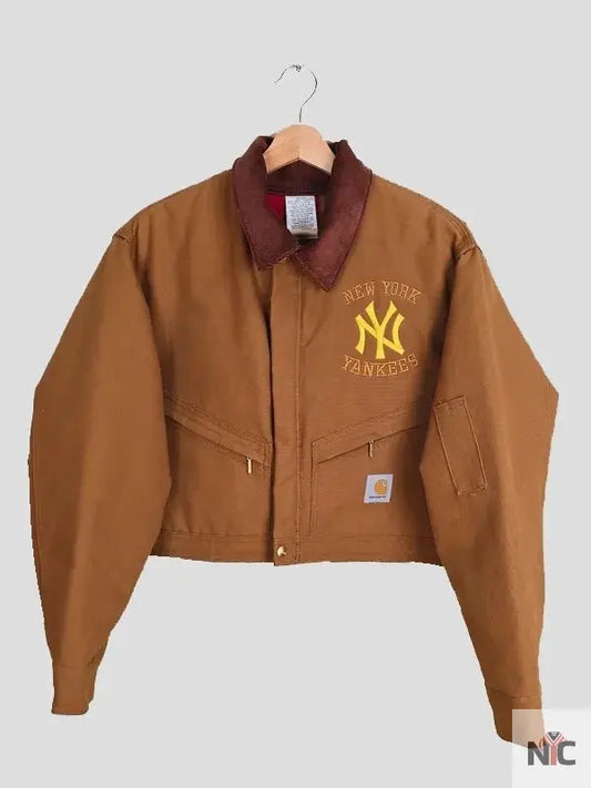 Vintage Carhartt x NY Yankees Cotton Jacket