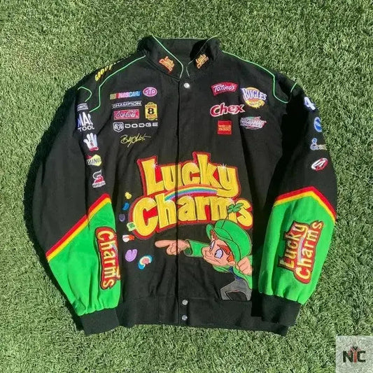 Vintage Lucky Charms Nascar Jacket