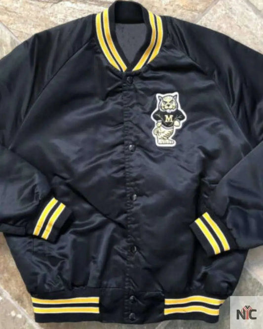 Vintage Missouri Tigers Chalk Line Satin Jacket
