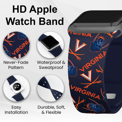 Virginia Cavaliers HD Apple Watch Band
