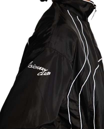“RADIANT AURA” NYLON TRACK JACKET (NIGHT PULSE)