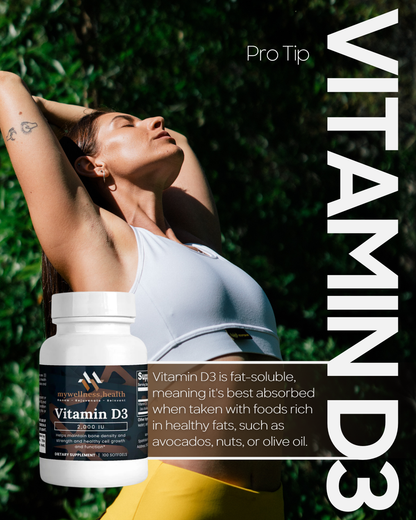 Vitamin D3  - Plant-Based & Non-GMO