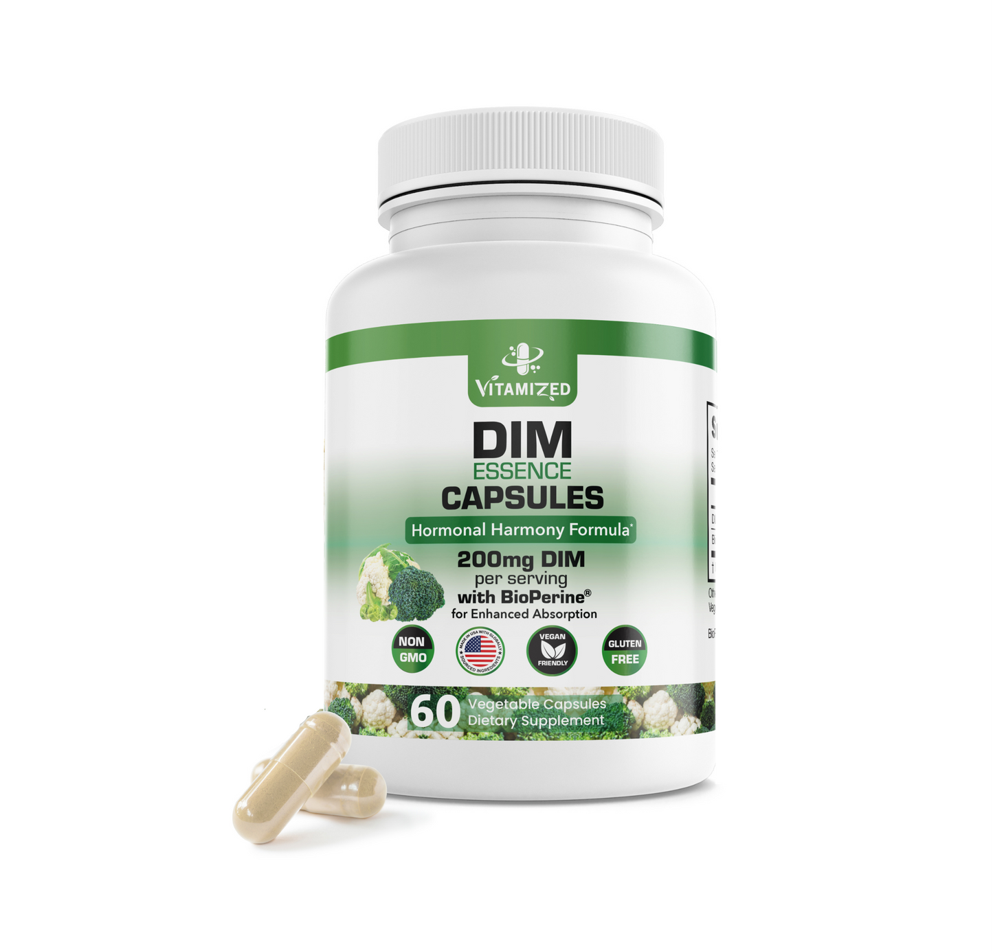 DIM Estrogen Supplement - Hormone Balance, Skin Health, and Menopause Support | Vitamized