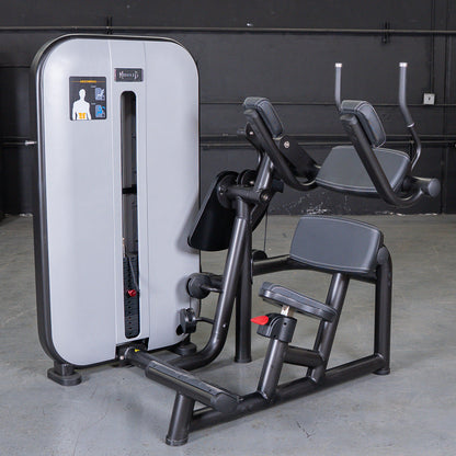 Vogue Selectorized Ab Crunch by Muscle D Fitness | Commercial Grade