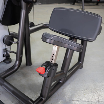 Vogue Selectorized Ab Crunch by Muscle D Fitness | Commercial Grade