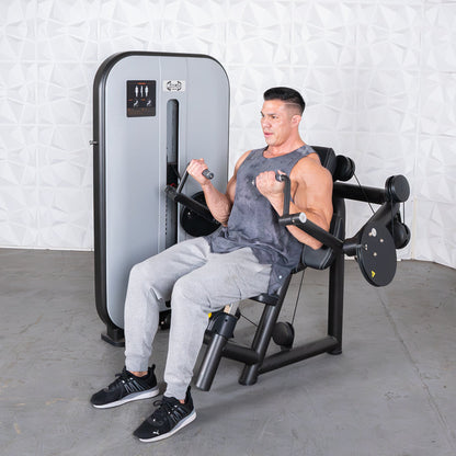 Vogue Iso-Lateral Biceps Curl by Muscle D Fitness – Commercial Arm Machine