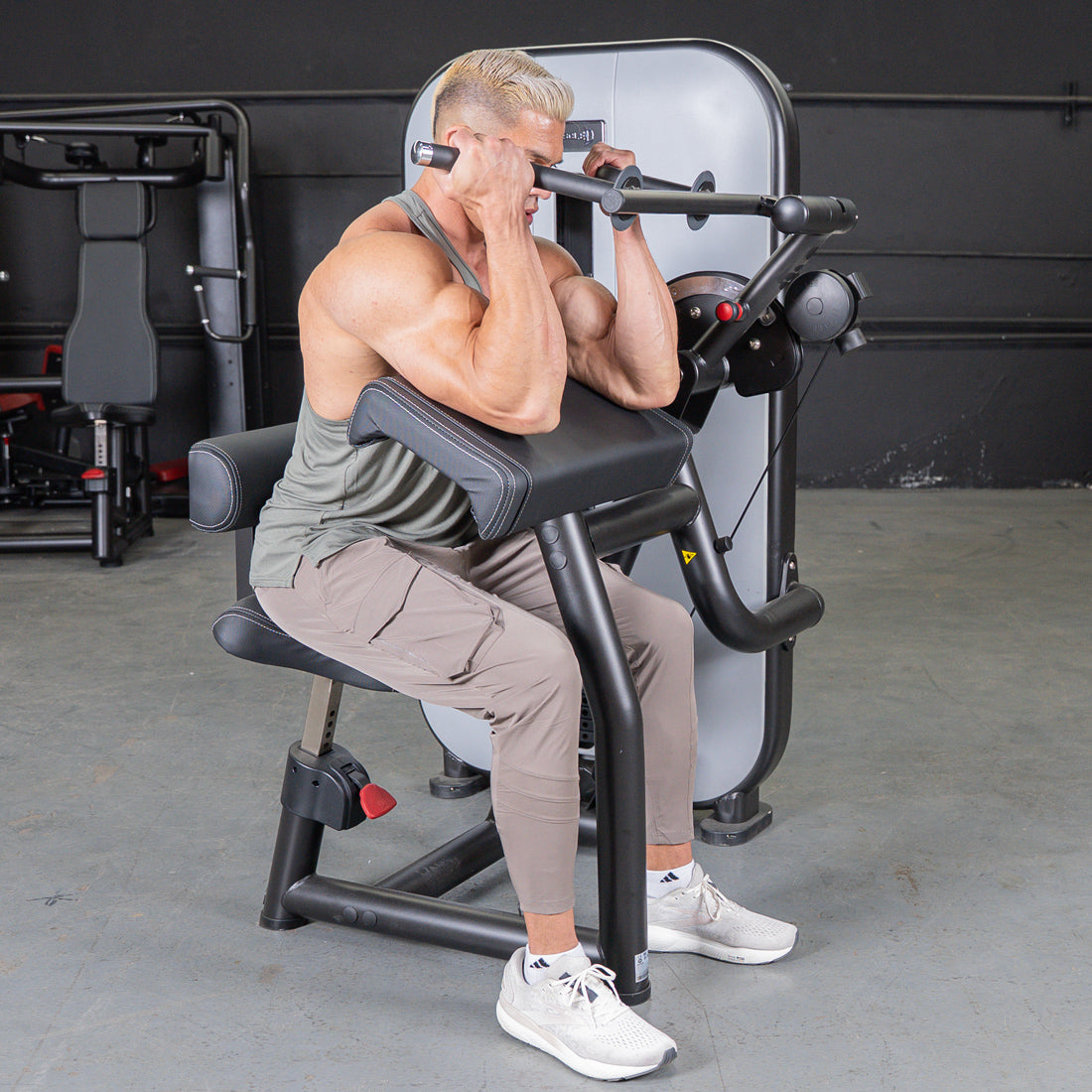 Vogue Biceps Triceps Combo | Commercial Selectorized Machine