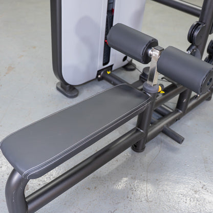 Vogue Lat/Low Row - Muscle D Fitness - Adjustable Seat - Pin Selectorized - Combo Back Machine