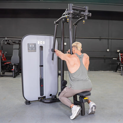 Vogue Pec Deck/Rear Delt - Muscle D Fitness - Adjustable Seat - Pin Selectorized - Chest Back Workout Combo