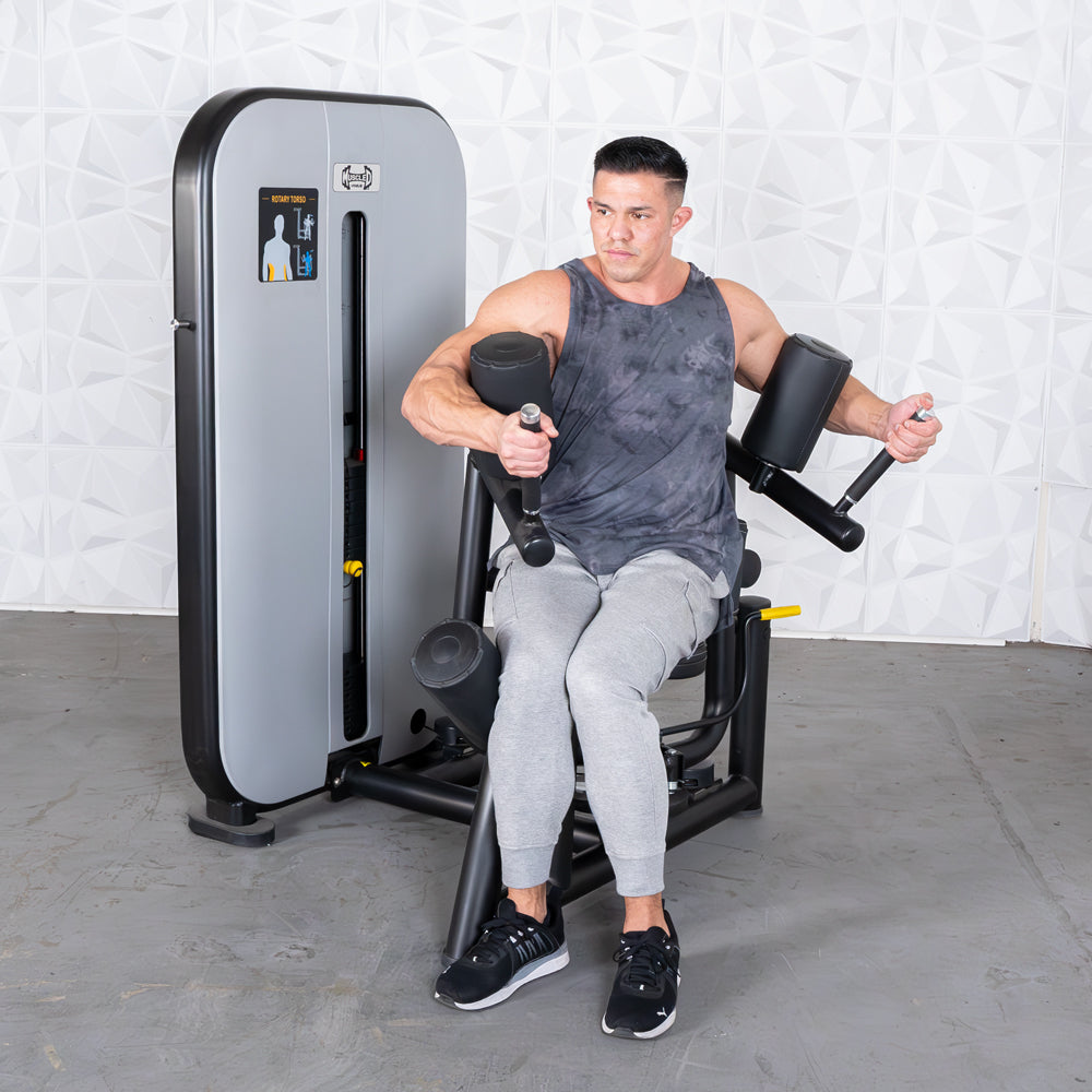 Vogue Selectorized Rotary Torso – Muscle D Fitness, Premium Oblique Trainer