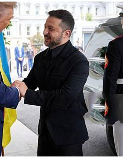 Volodymyr Zelenskyy Black Blazer Jacket
