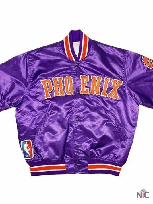 Vtg Rare NBA Phoenix Suns Starter Satin Jacket
