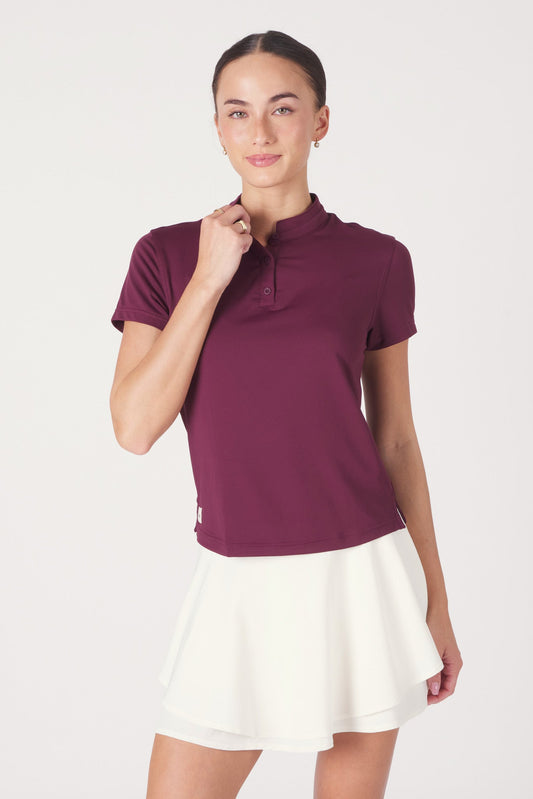 Women's Catalyst Polo | Mantra Collar | Fig
