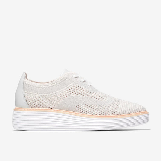 [W28116] WOMENS COLE HAAN ØRIGINALGRAND PLATFORM WINGTIP OXFORDS