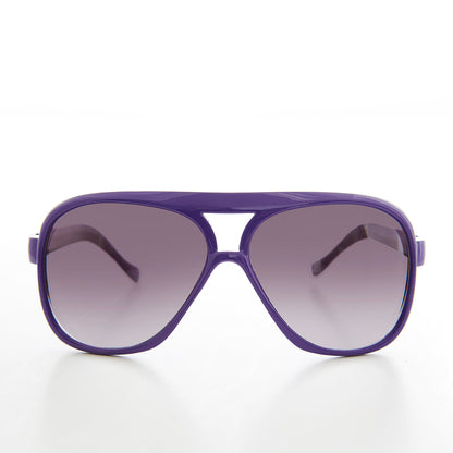 Square Colorful Aviator Deadstock Sunglasses - Wave