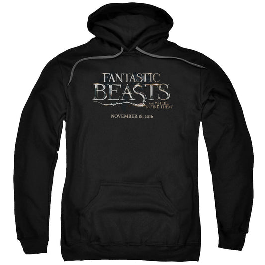 Fantastic Beasts Logo 2 Mens Hoodie Black Officially Licensed