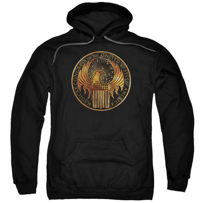 Fantastic Beasts Magical Congress Crest Mens Hoodie Black Officially Licensed